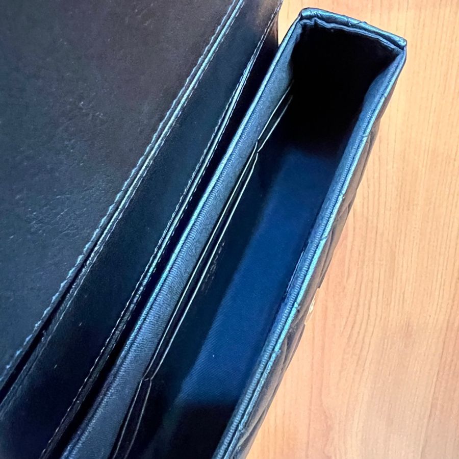 Chanel 黑牛皮金釦mini手提斜背馬鞍包AP3367-11