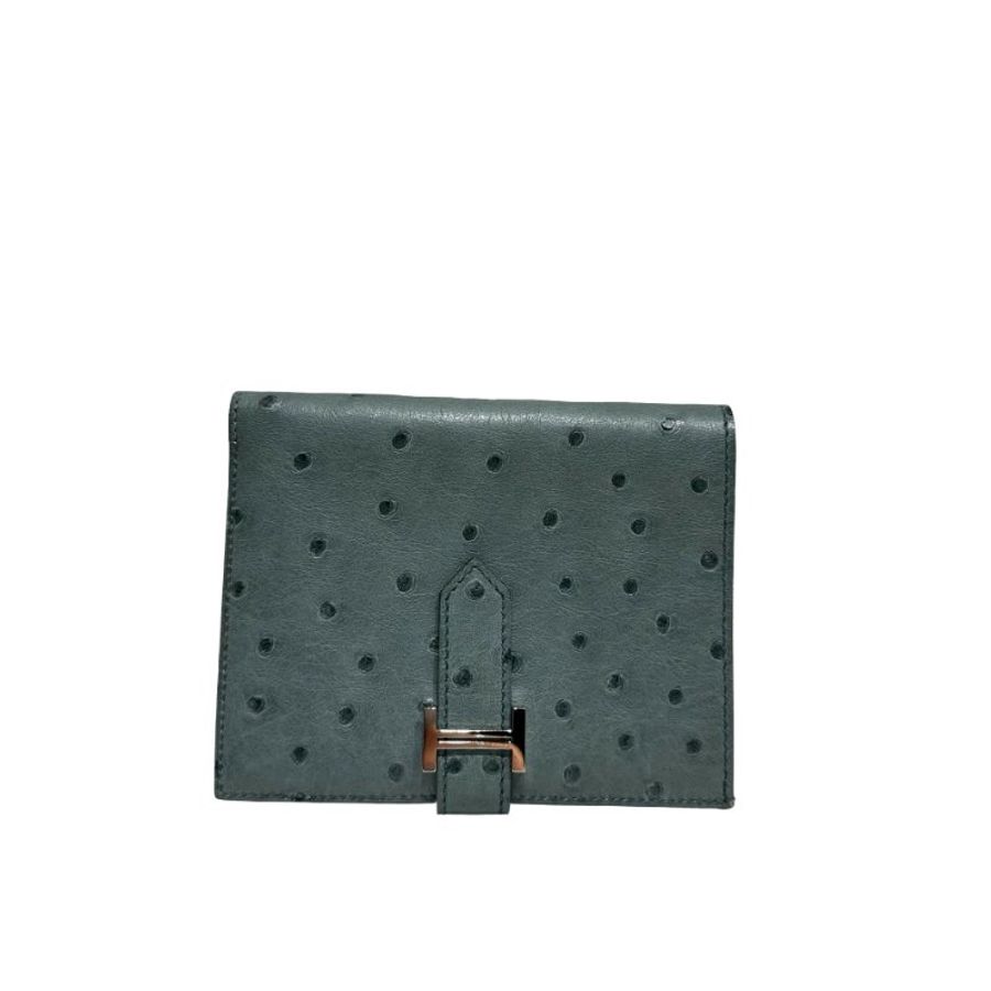 HERMES OSTRICH WALLET-0