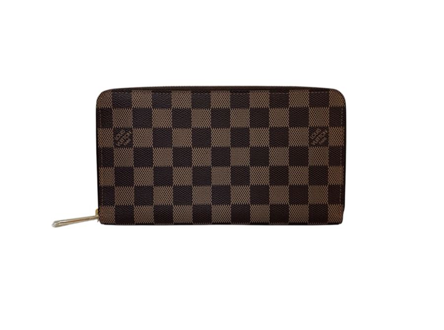 全新LV N60003 Damier Zippy Long Wallet-0