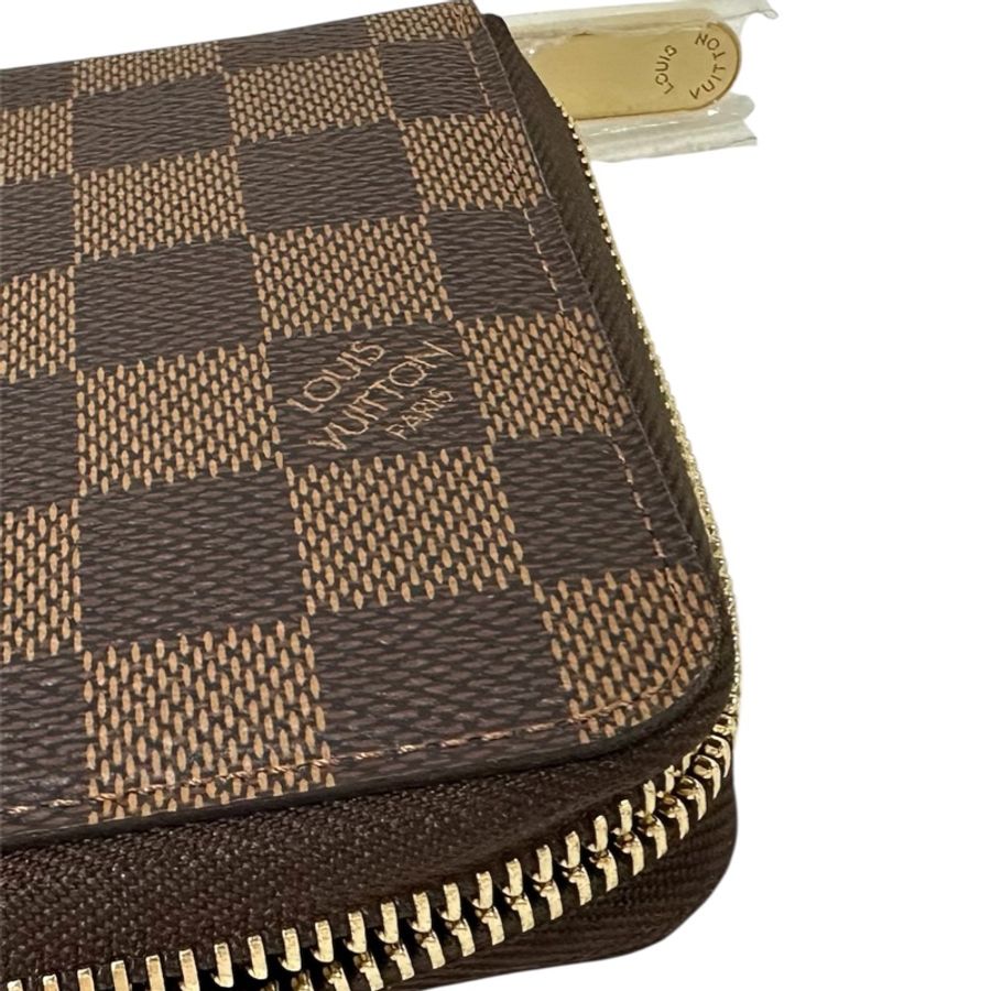 全新LV N60003 Damier Zippy Long Wallet-9