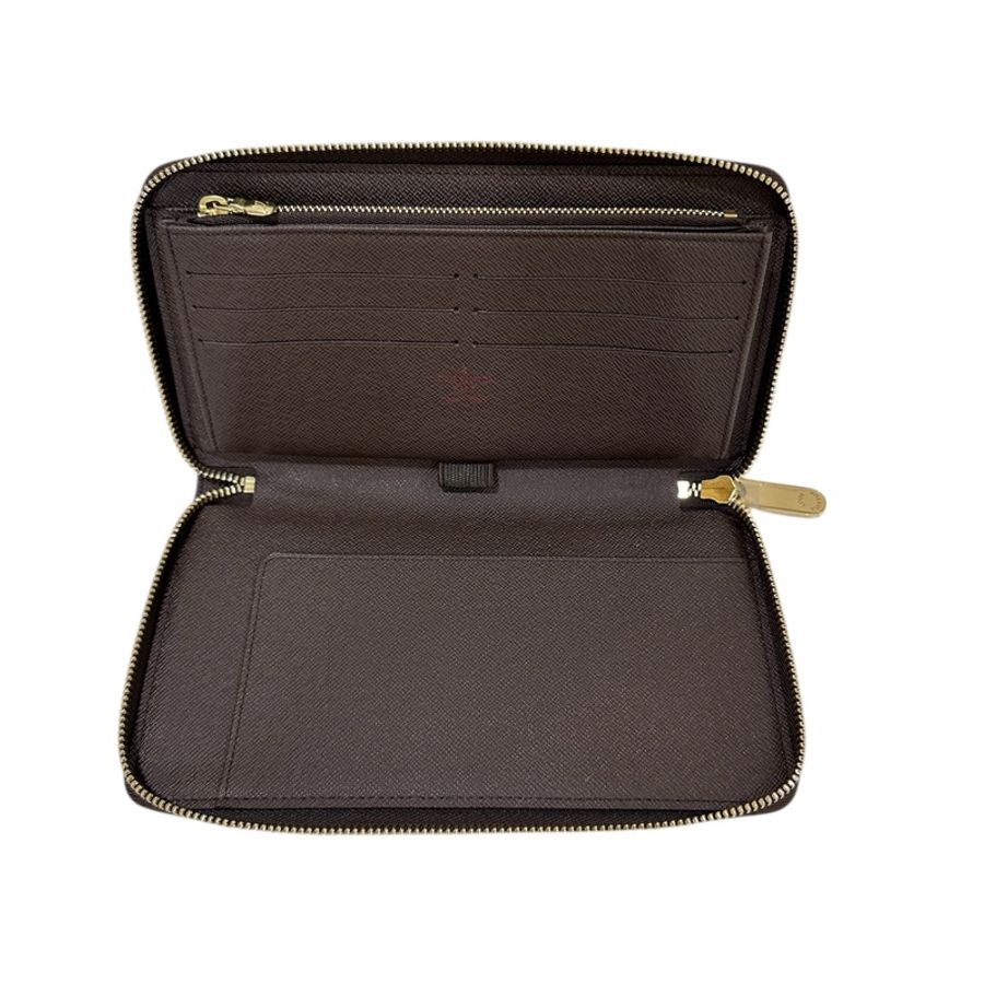 全新LV N60003 Damier Zippy Long Wallet-10