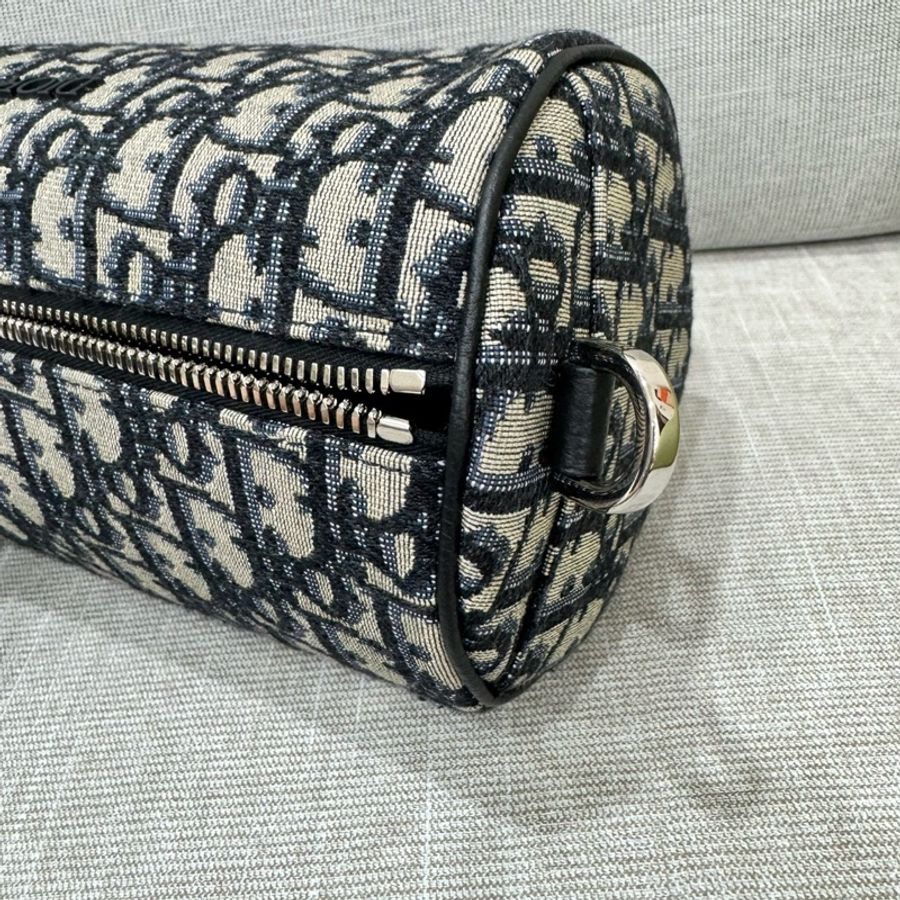 DIOR roller oblique 老花圓筒 斜背包-22