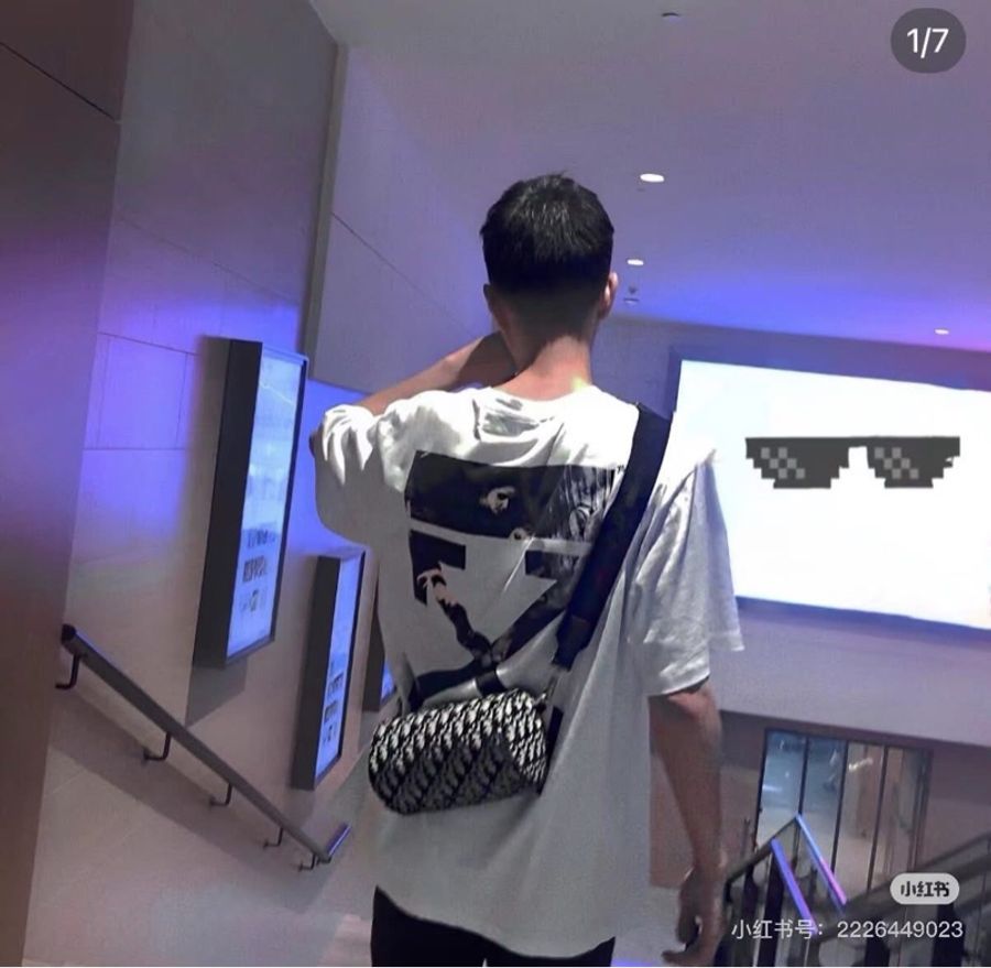 DIOR roller oblique 老花圓筒 斜背包-32
