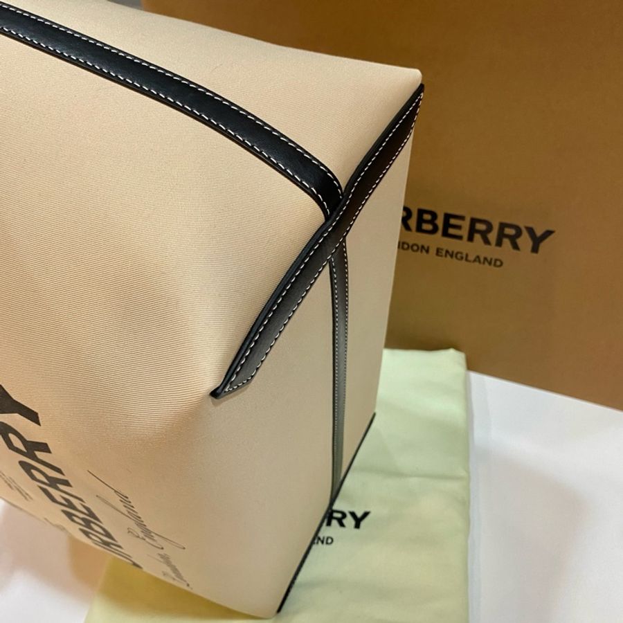 Burberry 地球格紋雙面托特子母包-7
