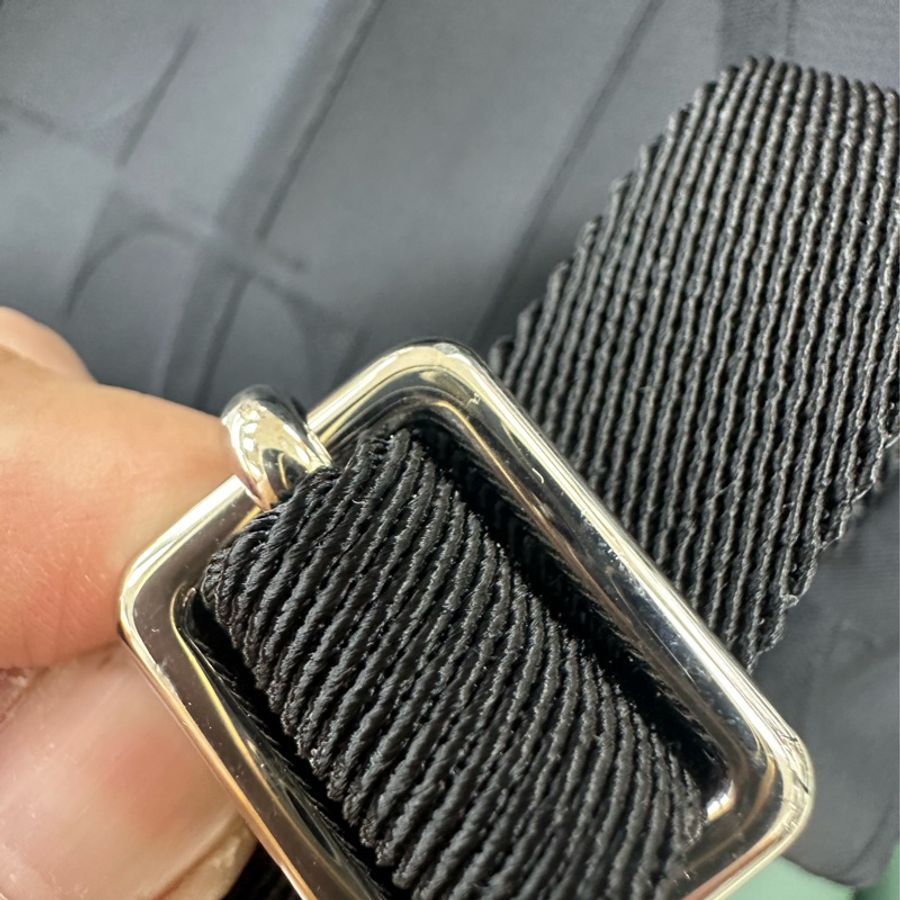 閑置品💫VALENTINO GARAVANI 黑色尼龍老花背包 Backpack-17