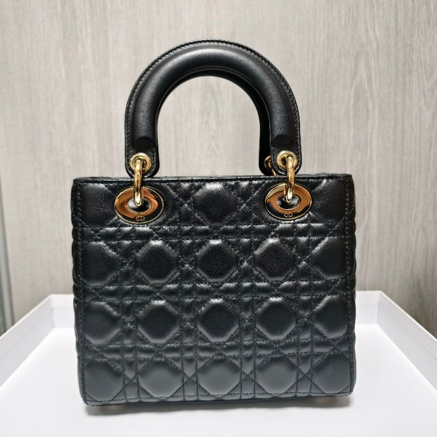 Dior 4格黑羊戴妃包-2