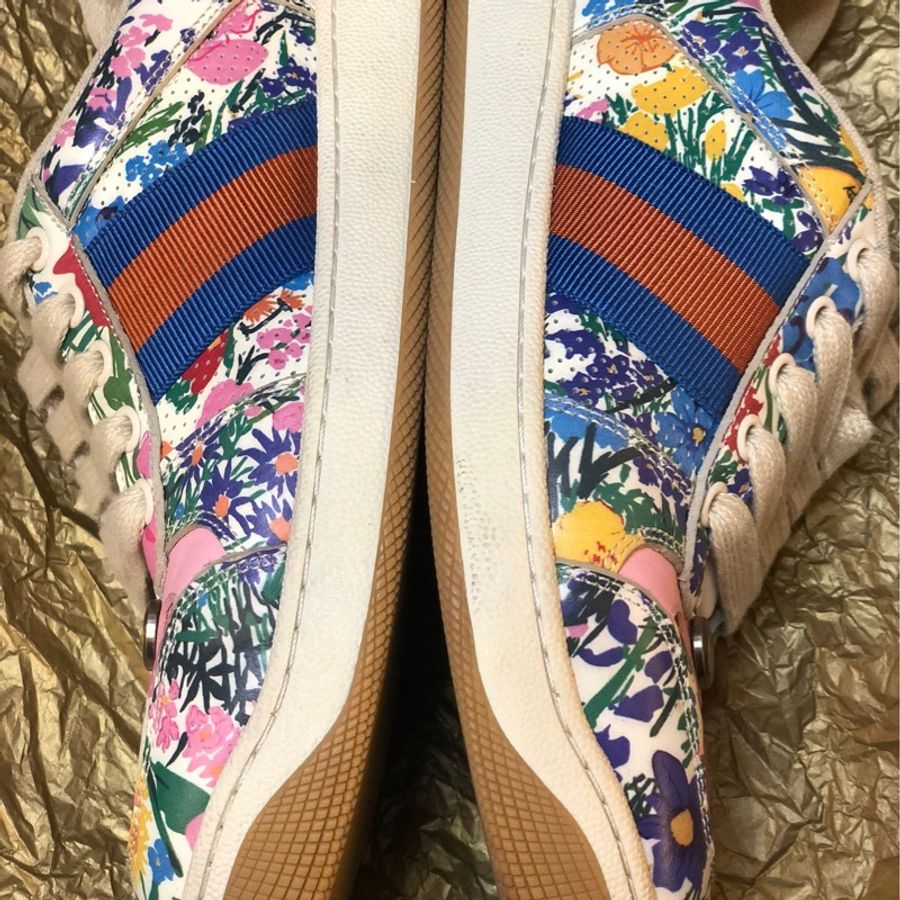 GUCCI GG ACE SNEAKERS 經典小白鞋系列 Size:38-5