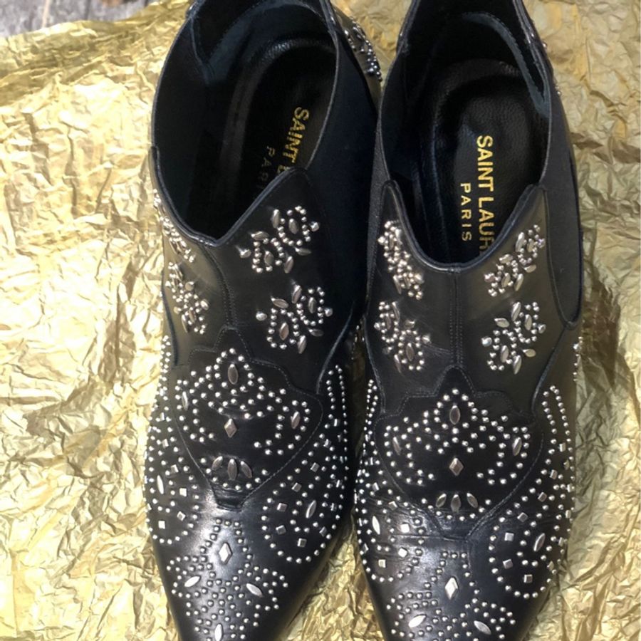 Saint Laurent 靴子 皮革 size37-0