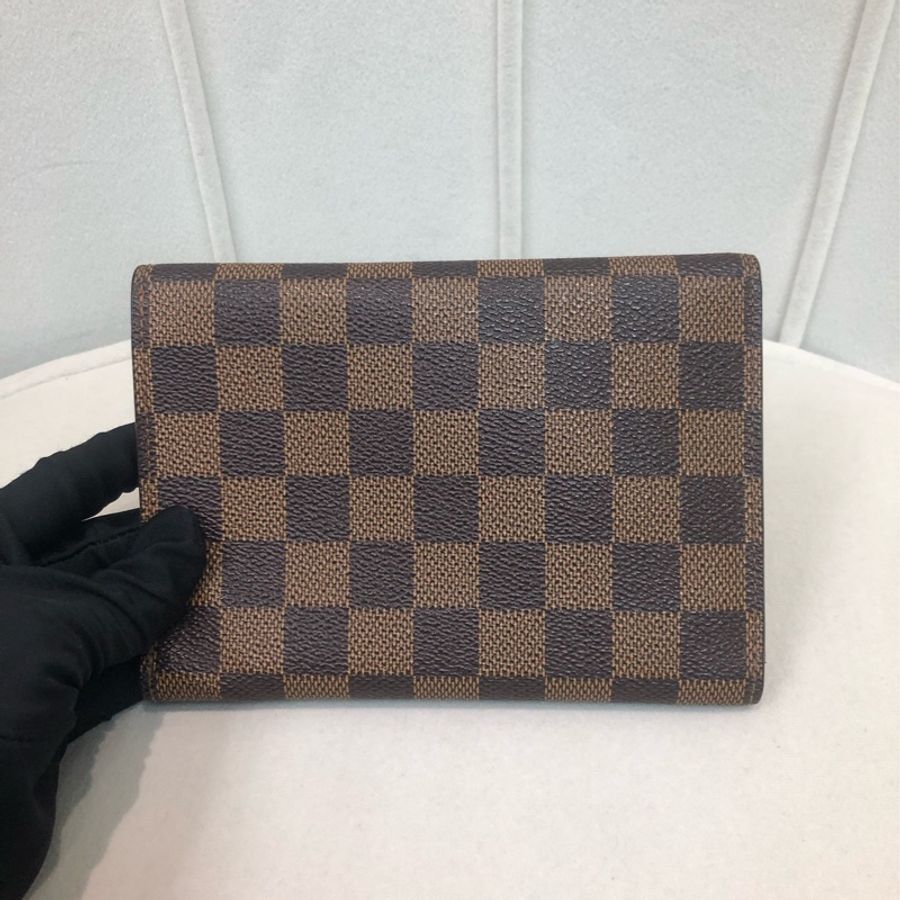 LV 棋盤格 三摺 中銀包 XB454-2