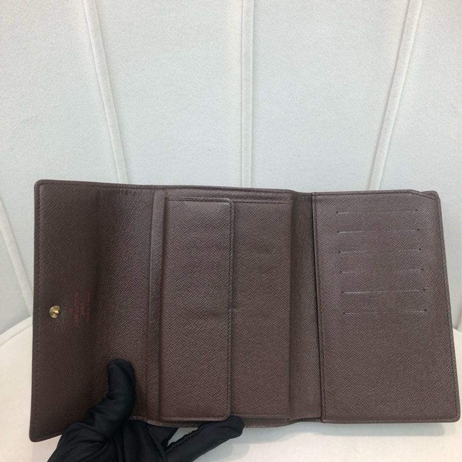 LV 棋盤格 三摺 中銀包 XB454-3