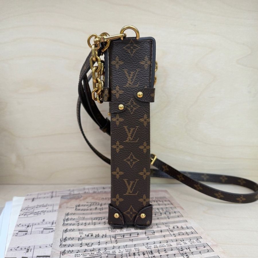 LV trunk拼色老花手機盒子包 芯片款 尺寸約11x17.5x3.5-2