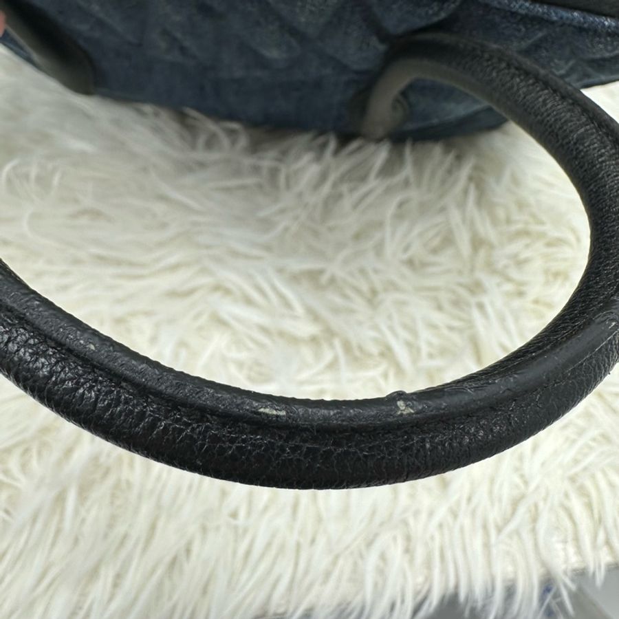 MIUMIU Biker Denim 牛仔藍色金扣Tote Bag 手提包-7
