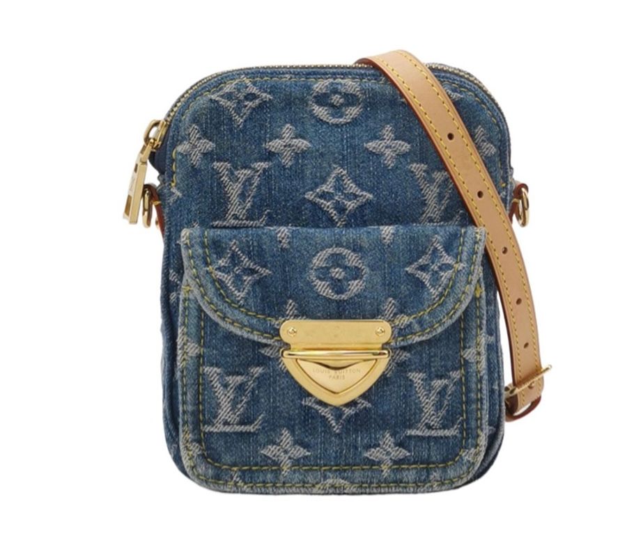 LV復刻單寧相機包 復古系列 二手美品 男女適🈴-1