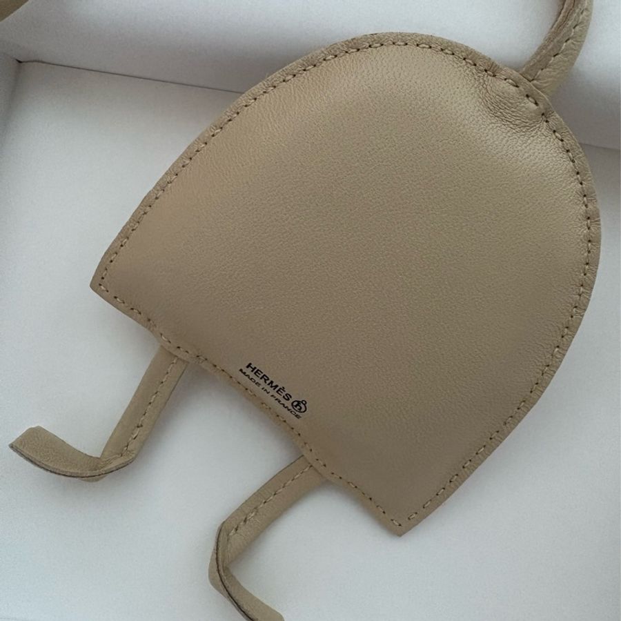 (近全新)愛馬仕Hermes petit h 貓頭鷹吊飾/掛件 小h-4
