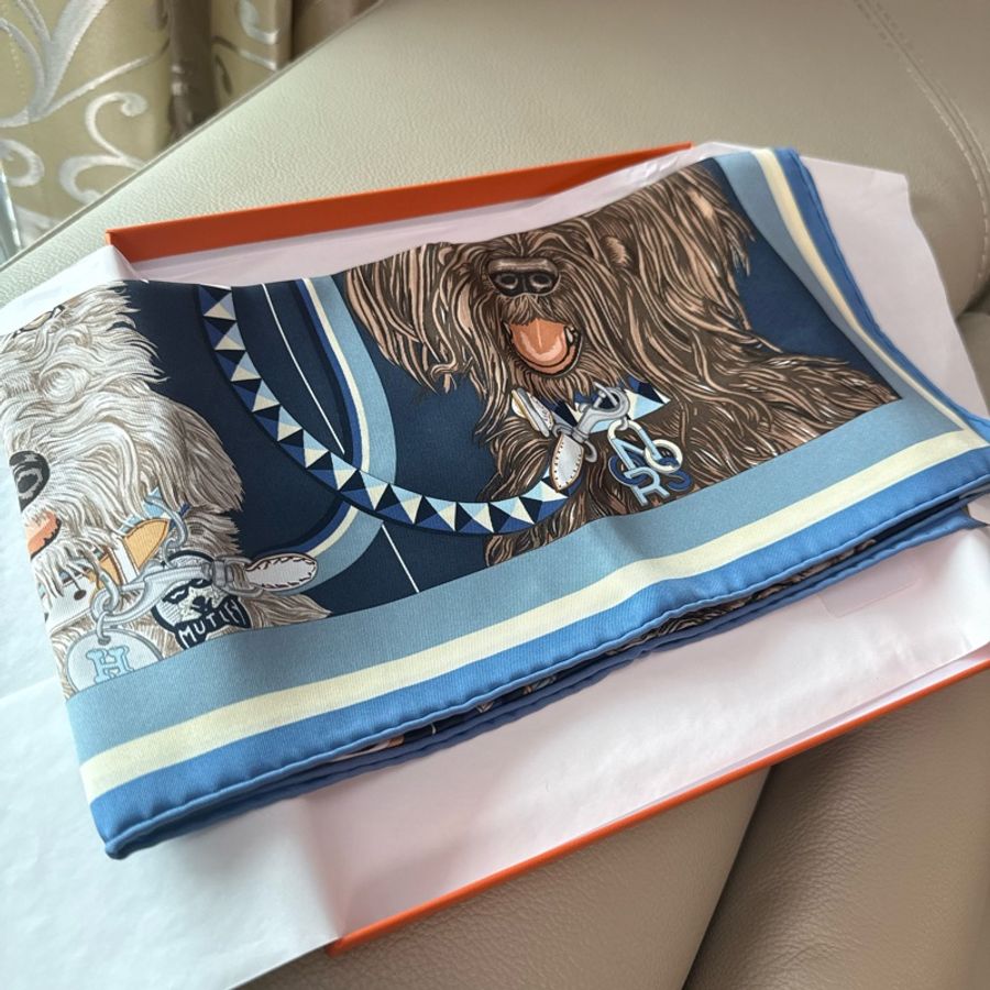 Hermès 絲巾 70x70 jour de casting scarf-1