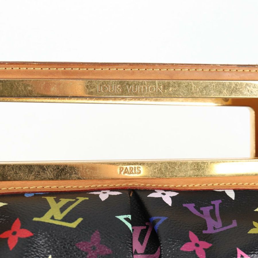 【日本直送】路易威登 Monogram Multicolor Judy GM 手提包 2way 黑色 M40254 LV Auth 125338V-20