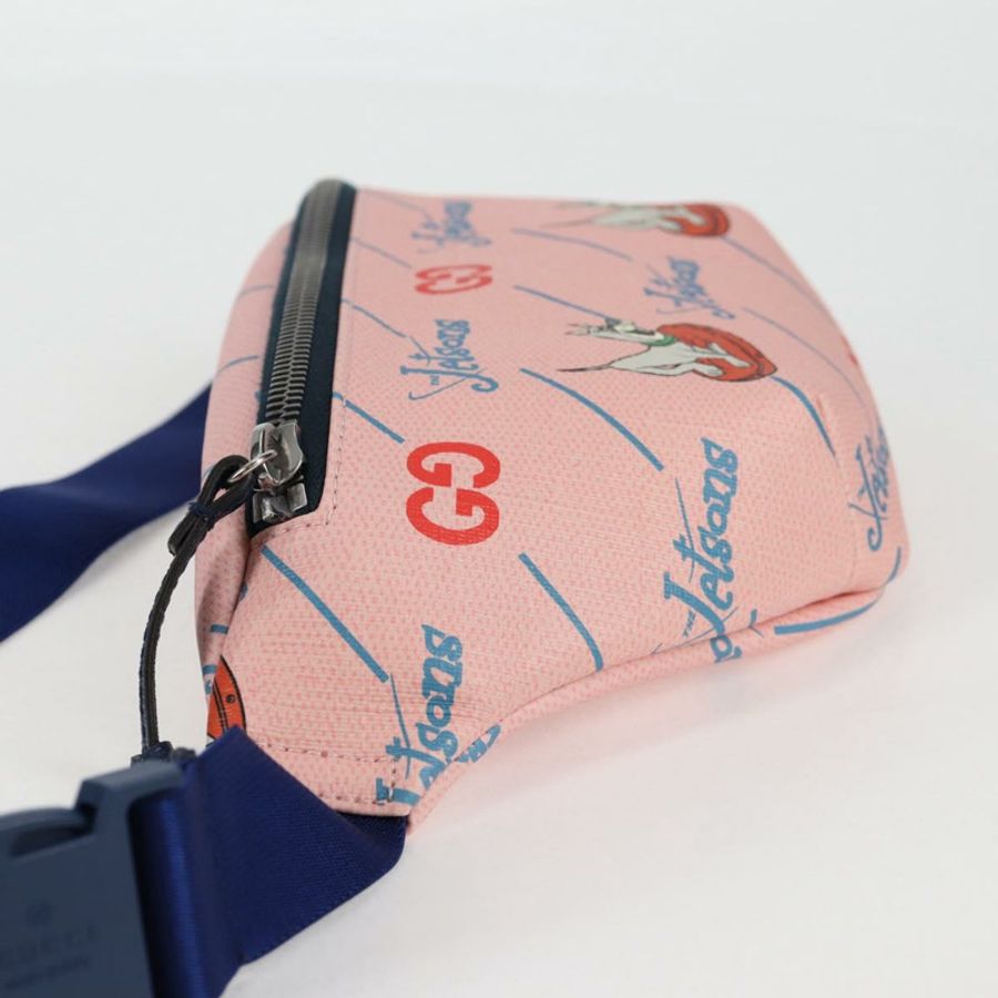 【日本直送】GUCCI THE Jetsons 兒童斜背包 PVC 皮革 粉紅色 502095 正品 125477M-2