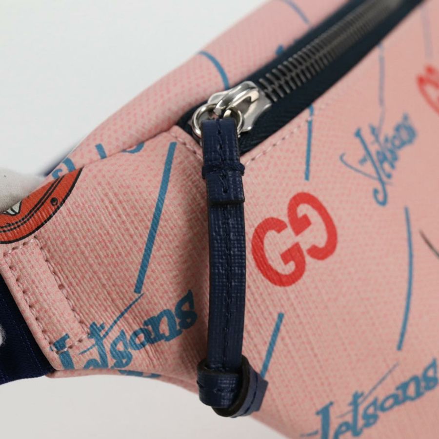 【日本直送】GUCCI THE Jetsons 兒童斜背包 PVC 皮革 粉紅色 502095 正品 125477M-18