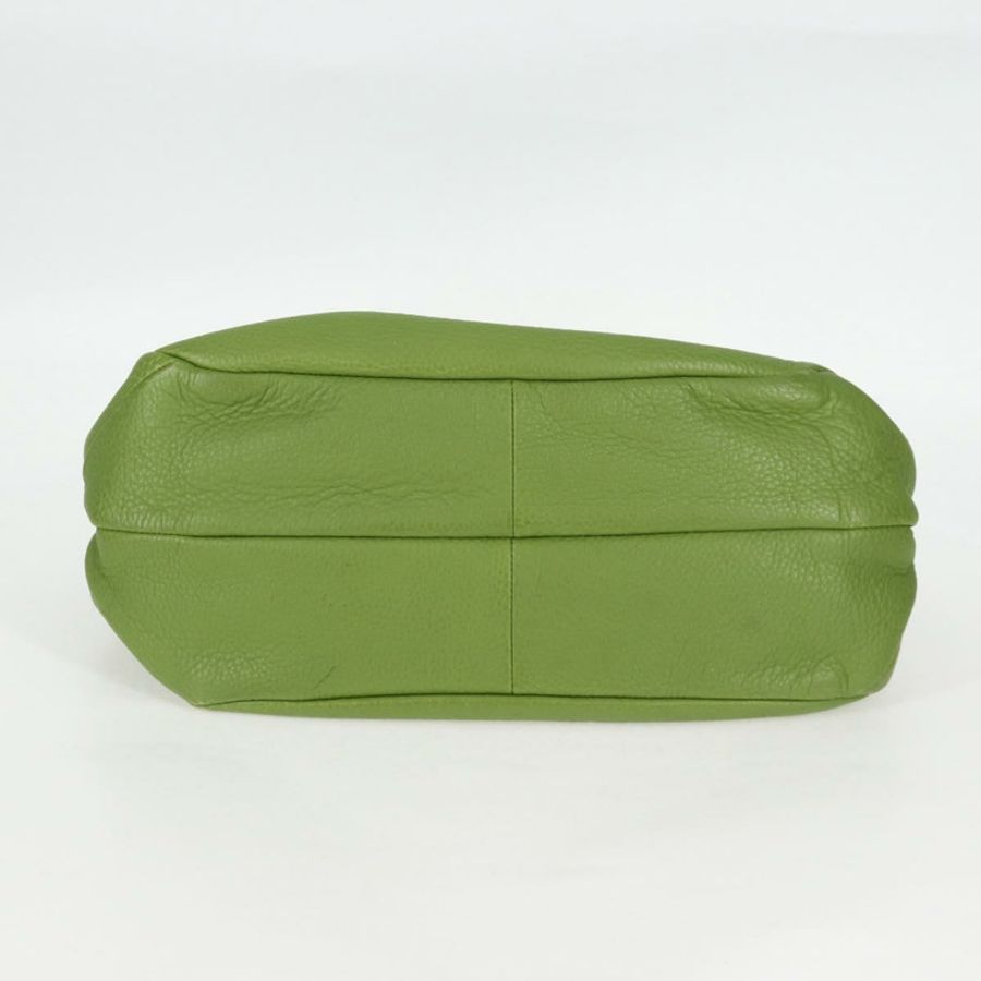【日本直送】BOTTEGA VENETA 皮革肩背包 綠色 銀色 正品 BD2078V-4