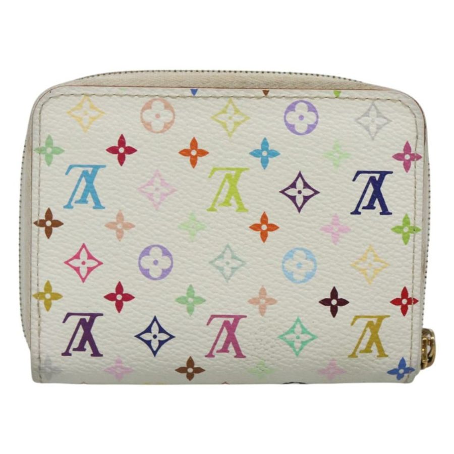 【日本直送】路易威登 Monogram Multicolor Zippy 零錢包 白色 M93741 LV 正品 126806-1