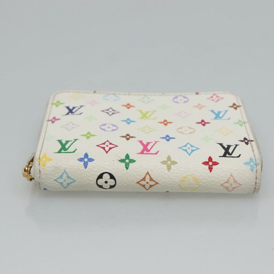 【日本直送】路易威登 Monogram Multicolor Zippy 零錢包 白色 M93741 LV 正品 126806-5