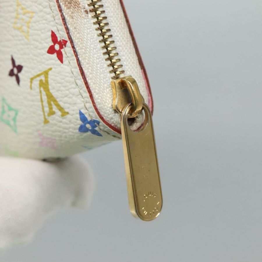 【日本直送】路易威登 Monogram Multicolor Zippy 零錢包 白色 M93741 LV 正品 126806-7