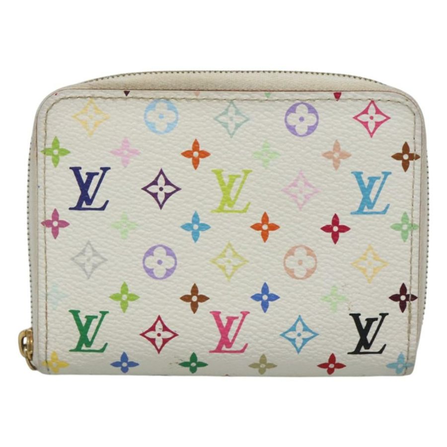 【日本直送】路易威登 Monogram Multicolor Zippy 零錢包 白色 M93741 LV 正品 126806-12