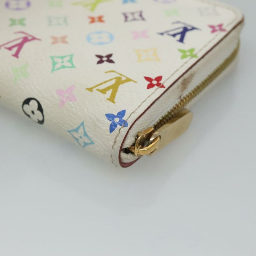 【日本直送】路易威登 Monogram Multicolor Zippy 零錢包 白色 M93741 LV 正品 126806-14