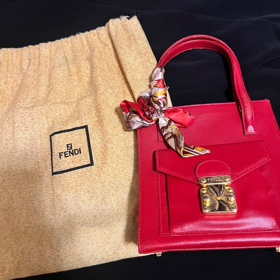 Vintage Fendi 連twilly-0