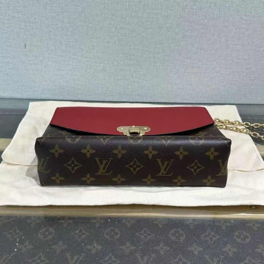 ✨LV pallas chain 金扣肩背斜背信封包25*16*7 98新配件塵袋-2