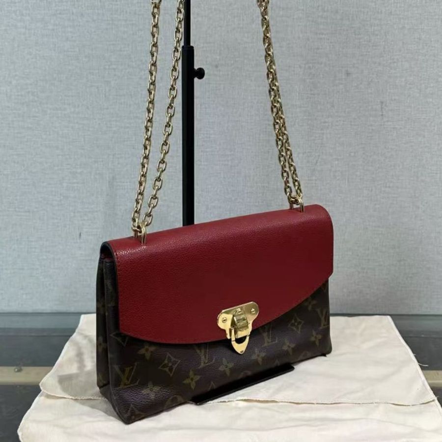 ✨LV pallas chain 金扣肩背斜背信封包25*16*7 98新配件塵袋-4