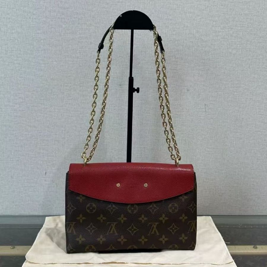 ✨LV pallas chain 金扣肩背斜背信封包25*16*7 98新配件塵袋-5