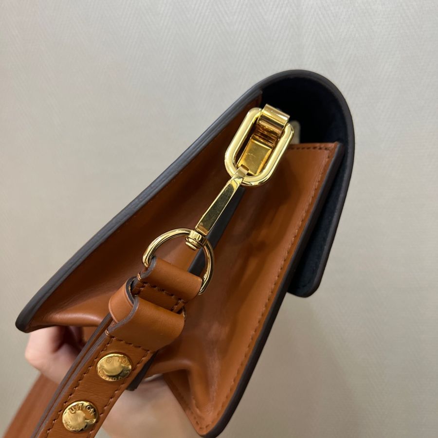 LV 雙色原花mini Dauphine肩斜背包M45959-3