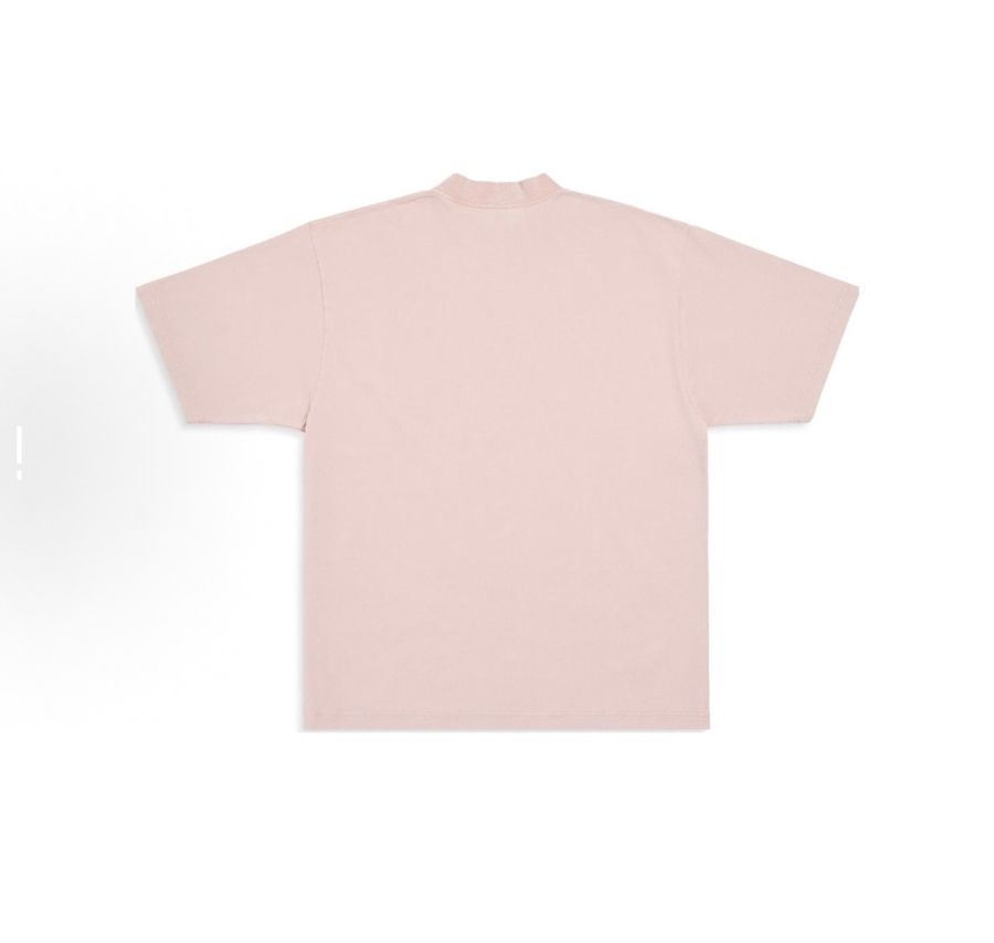 Balenciaga巴黎世家 粉色短袖 男女可穿 粉色-1