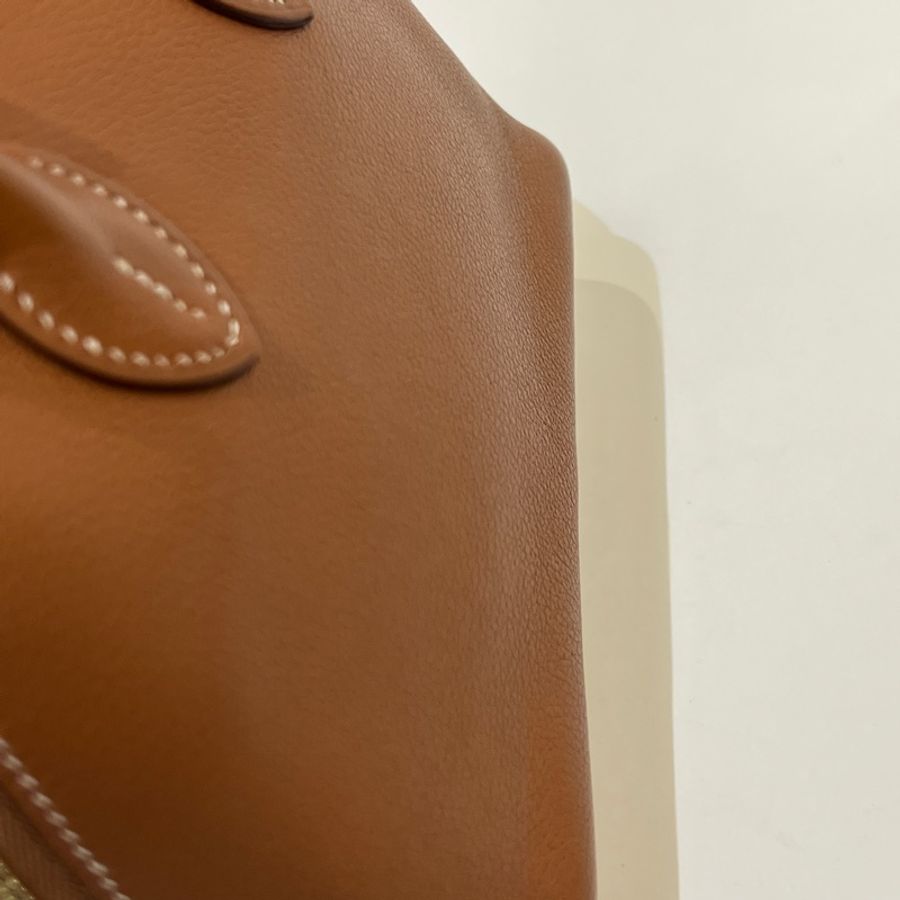 Hermes 37金棕 Evercolor 金釦 mini Bolide-14