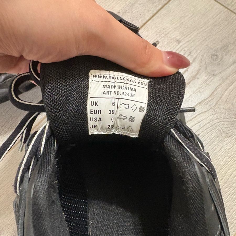巴黎世家 TRACK SNEAKER IN BLACK-8