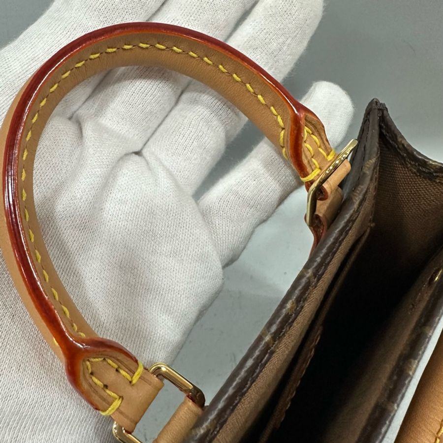 Louis Vuitton M81295 老花金釦琴譜包 petit sac plat-15