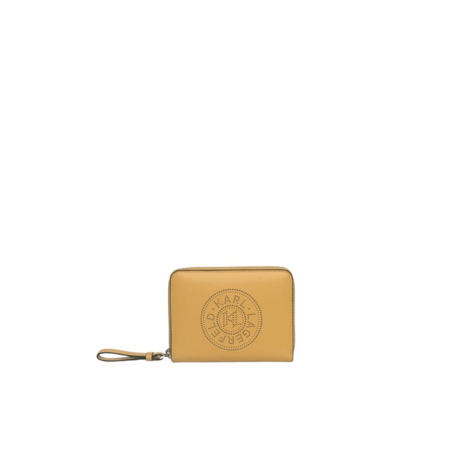 K/circle Perforated Small Zip 銀包-0