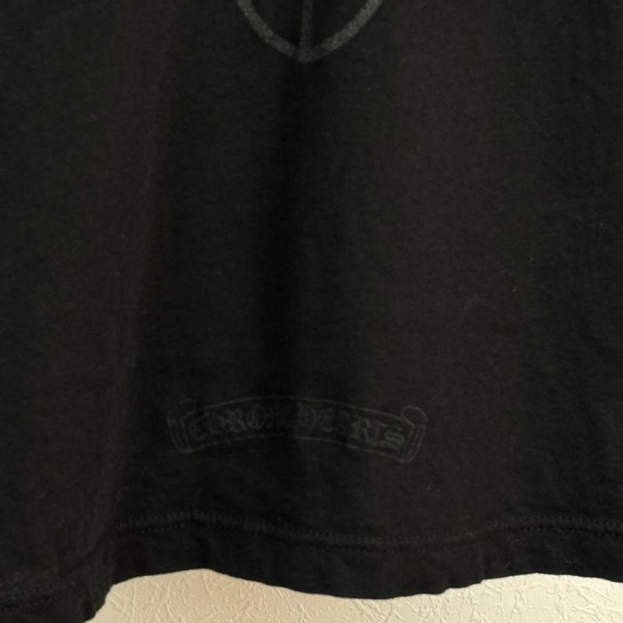 出清 不議價::Chrome Hearts:: 克羅心十字架 黑色短袖-8