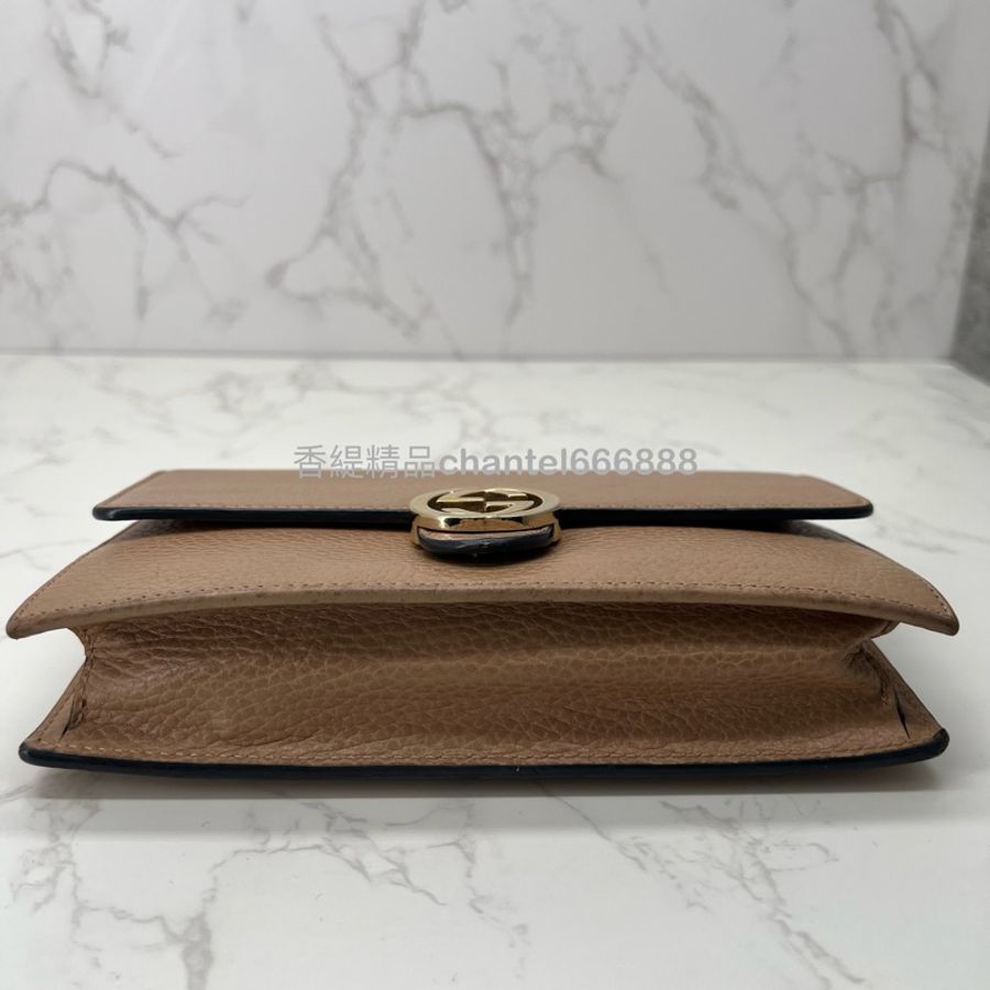 💗香緹國際精品💗 Gucci 368 奶茶色 woc-5