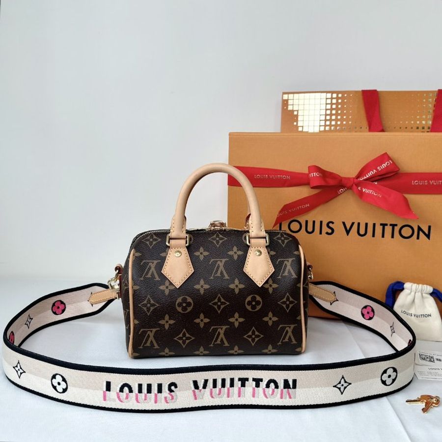 LV Speedy 20老花波士頓包-1
