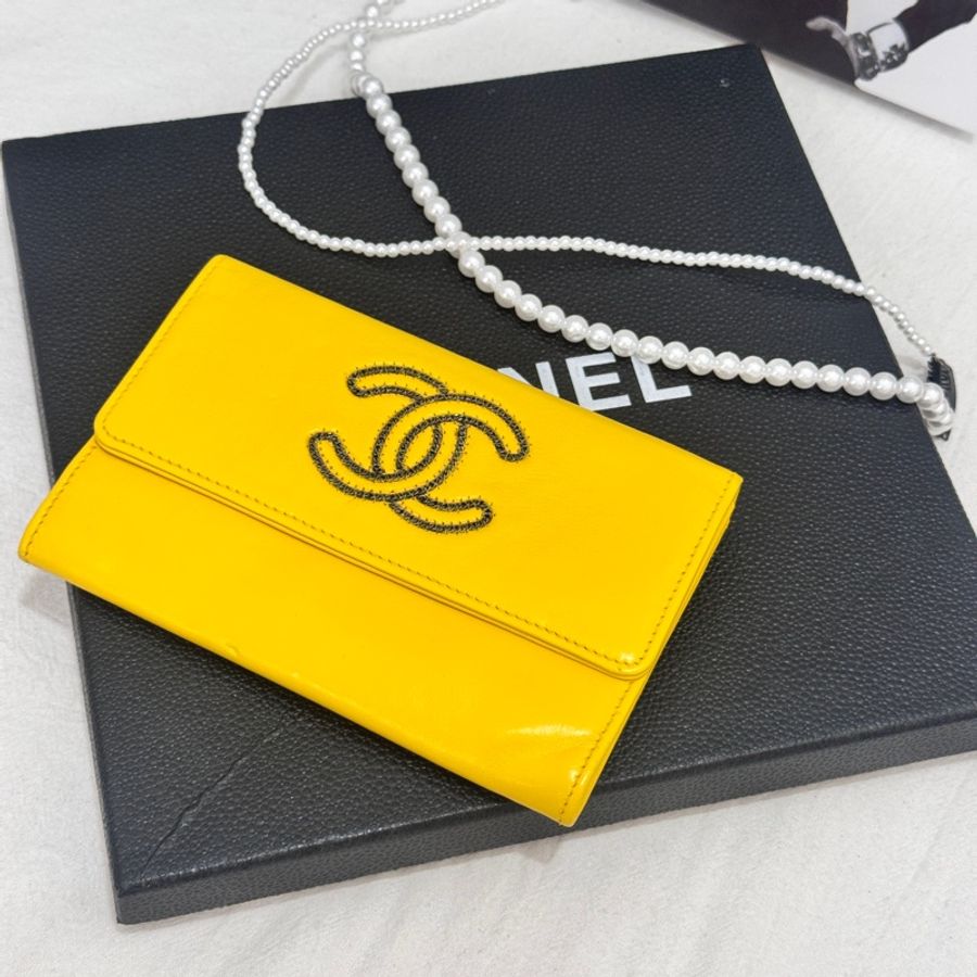 Chanel 雙c中長夾-1