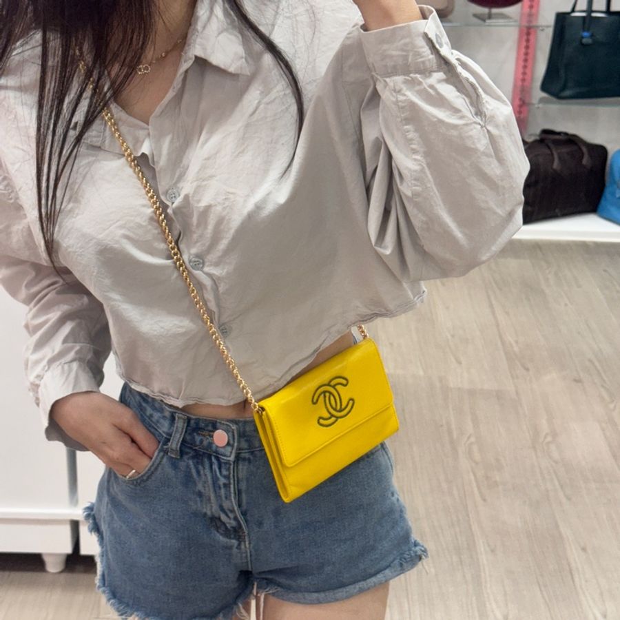 Chanel 雙c中長夾-5