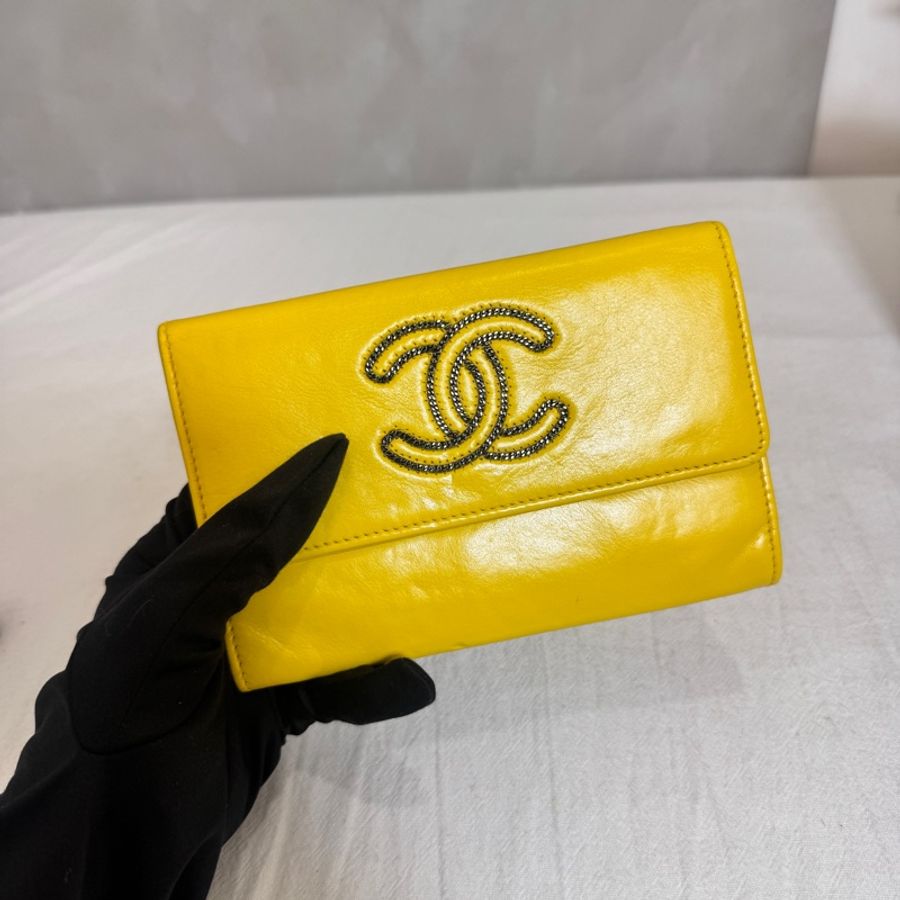 Chanel 雙c中長夾-11