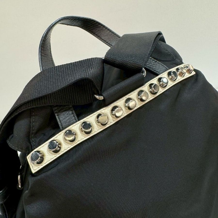 PRADA 鉚釘 尼龍 後背包/雙肩包 85成新-13