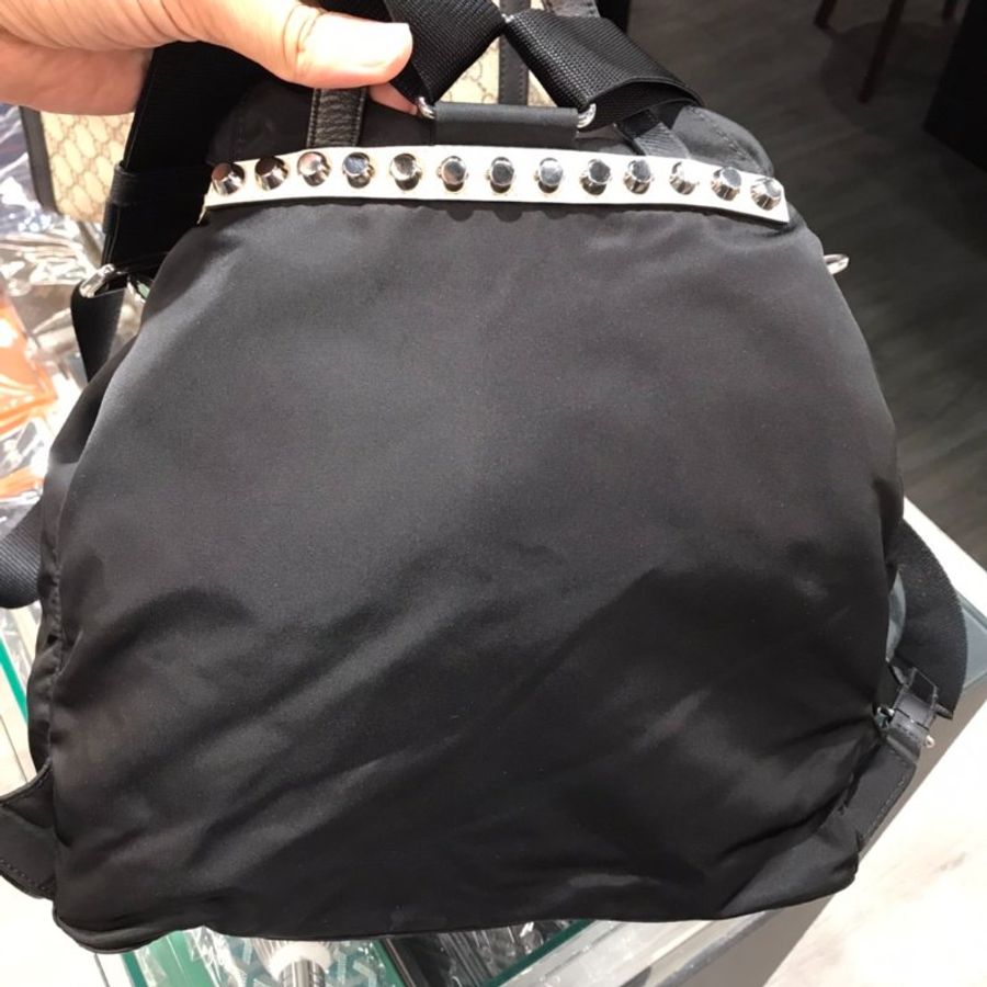 PRADA 鉚釘 尼龍 後背包/雙肩包 85成新-19