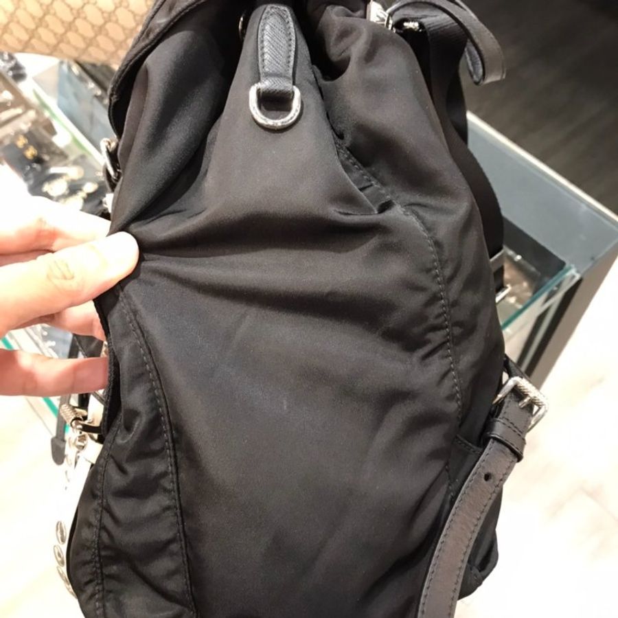PRADA 鉚釘 尼龍 後背包/雙肩包 85成新-21