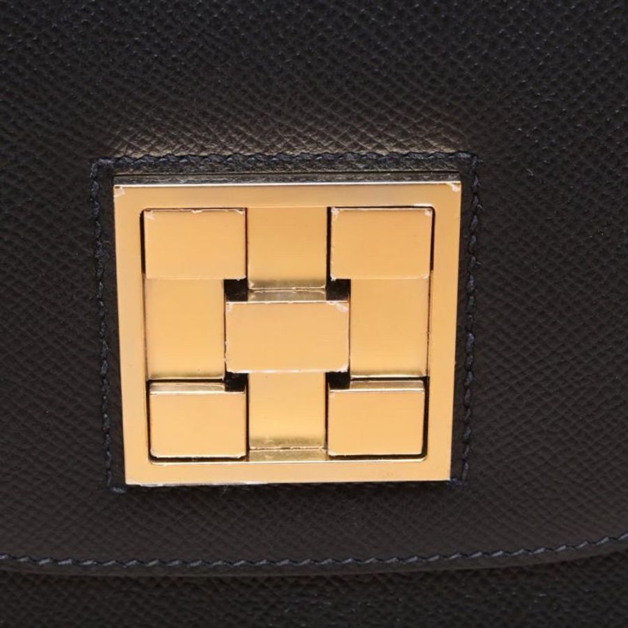 HERMES(愛馬仕) Mosaique 馬賽克 大號 21 89黑色 Epsom皮 Y刻 金扣-5