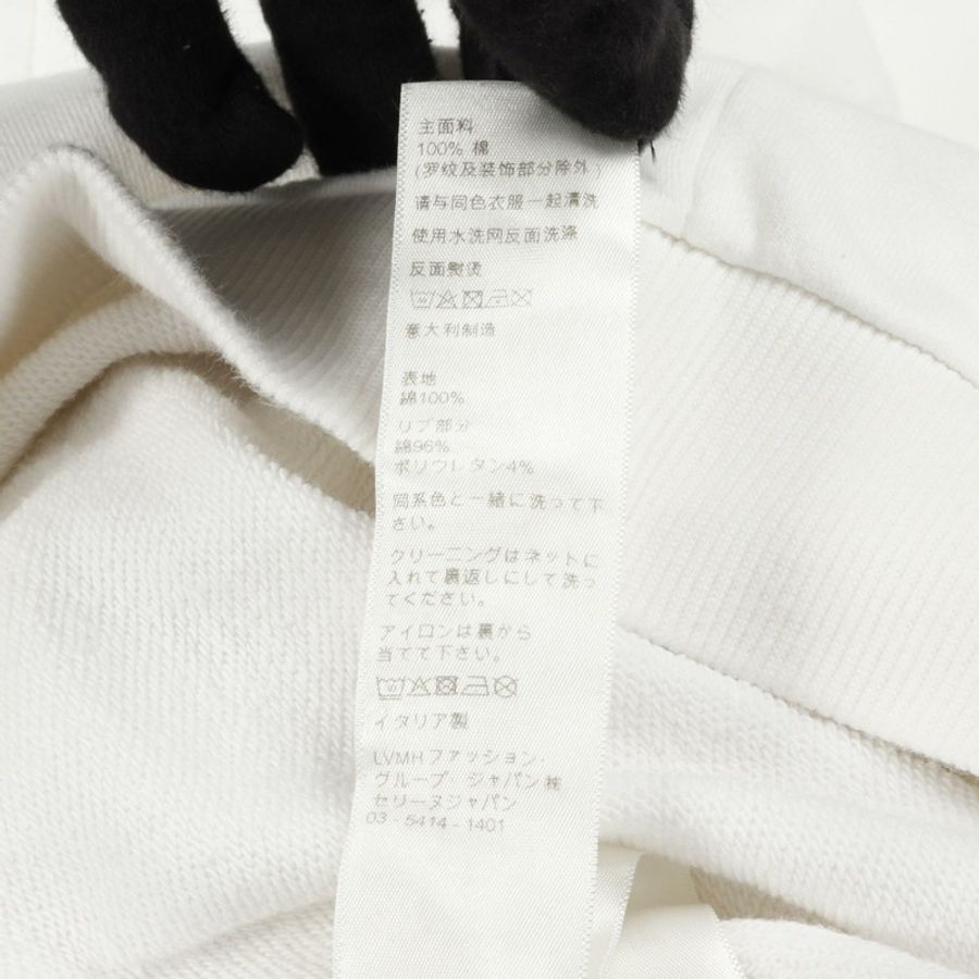 CELINE 寬鬆連帽衛衣 2Y479052H 純棉 白色 黑色 二手 男款 L-3