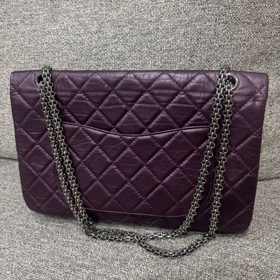 Chanel 香奈兒紫色2.55 大號 -全場唯ㄧ紫色-2